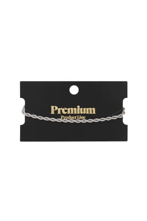 Armband jasseron gedraaid - Goud kleur-3.0MM (Pak met plastic zak) h5 Afbeelding3