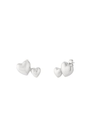 Stainless Steel Stud Earrings Heart Casual Daily Simple Series Women's jewelry h5 Picture3