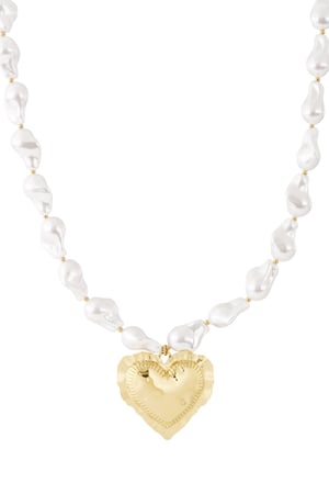 Pearl love Necklace h5