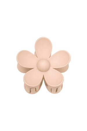 Solid color matte daisy flower hair clip fuchsia Resin h5