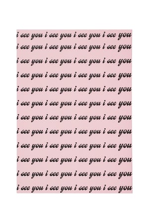 Greeting card i see you black h5 