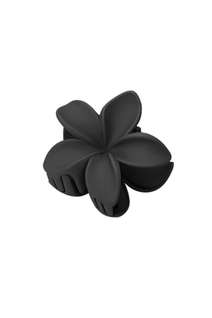 Hair clip flower - cream Plastic h5