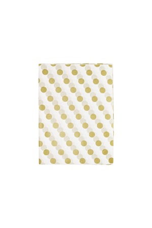 Rolling paper balls standing - white / Gold Color Paper h5 