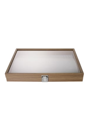 Display-Box-Ketten – graues Holz h5
