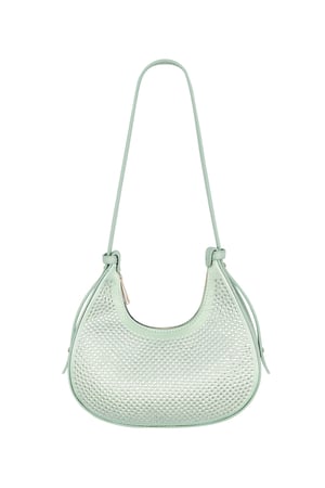 Croissant Bag White Glitters - PU h5 