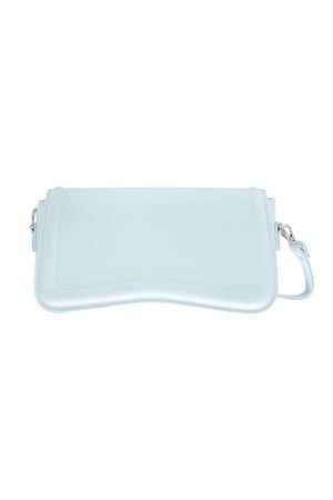 Bag wave shape - blue PU h5 