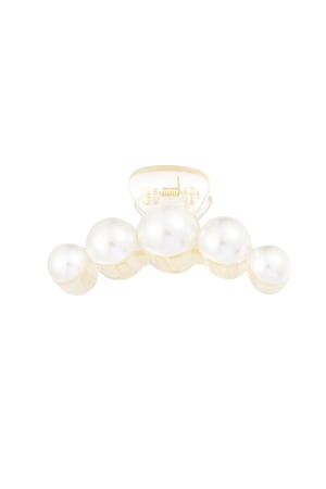 Hair clip 5 pearls h5