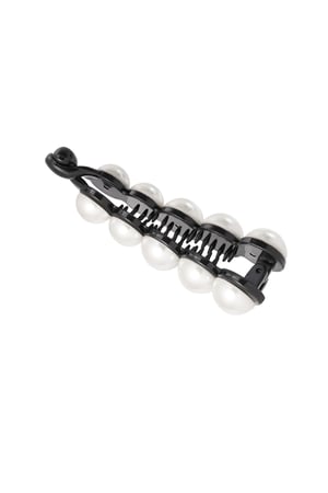 Haarspange Perlen schwarz h5 Bild4