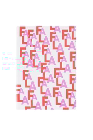 Christmas greeting card fa la la h5
