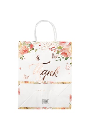 Grande sacchetto regalo grazie colorato - multi h5 Immagine3
