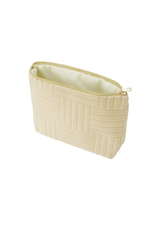 Lightweight Jacquard Travel Makeup Bag h5 Picture3