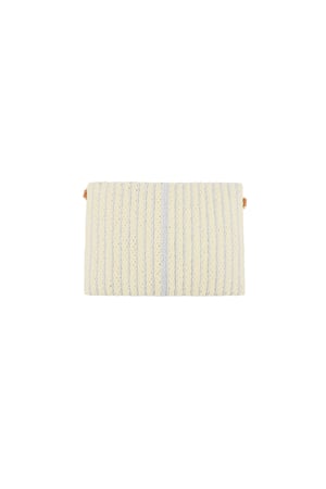 Bolso de mano de verano living life - blanco roto h5 Imagen2