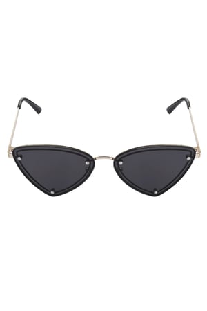 Retro-Party-Sonnenbrille – Schwarzgold h5 Bild4