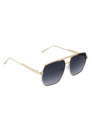 metal summer sunglasses - black and  h5