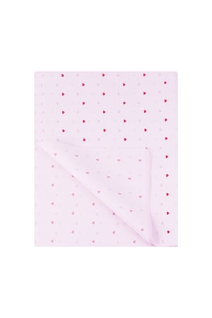 tissue paper hearts - pink and  h5 