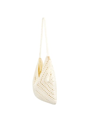 French Riviera beach bag - off white h5 Picture3