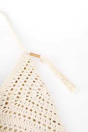 French Riviera beach bag - off white h5 Picture4