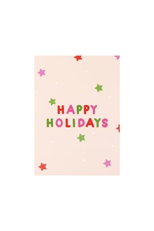 Christmas card happy holidays h5
