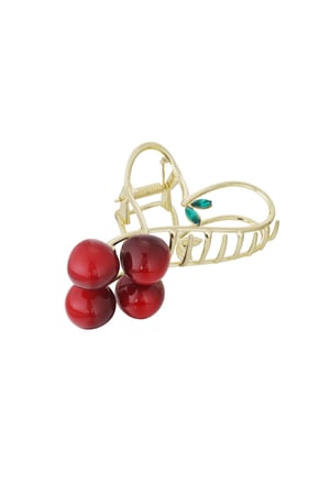 large cherry hair clip h5