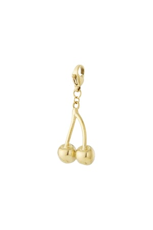 Goldener Kirschschmuck-Charm h5