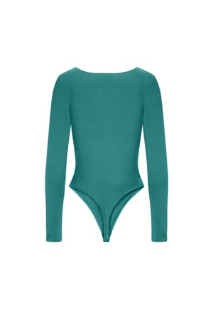 Nylon Shapewear Bodysuit Solid color Basic All Fit  Clothes h5 Picture2
