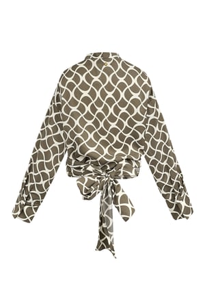 Wrap blouse aesthetic print h5 Picture9