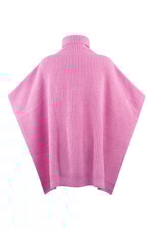 Poncho in maglia liscia h5 Immagine2