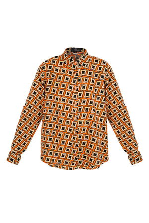 Blouse retro print h5
