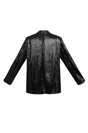 Blazer glitzernd schick - Schwarz - S h5 Bild7