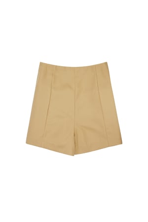 Shorts mit goldenen Knöpfen – Kamel h5 Bild7