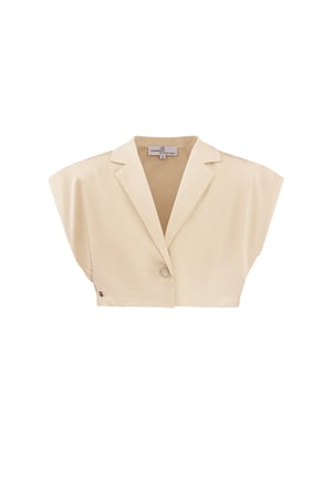 Cropped top with button h5 