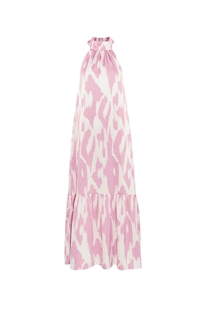 Halter dress with print h5 