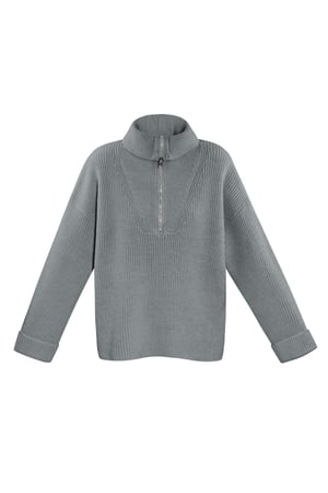 Maglione in maglia neutra h5