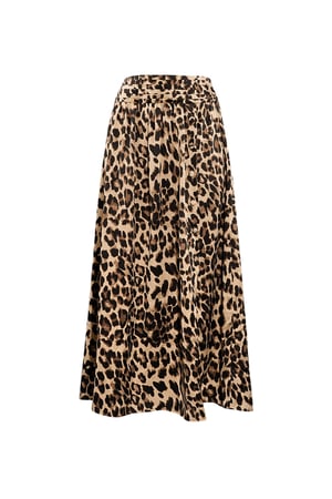 Long leopard print skirt h5