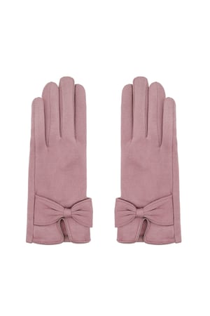 Guanti classici con fiocco h5 