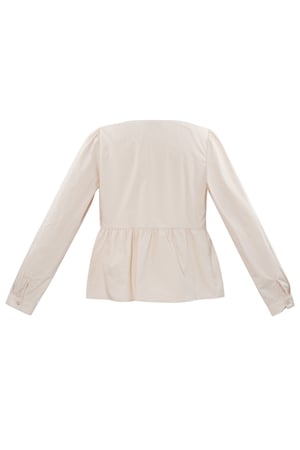 Longsleeve peplum top with bows h5 Picture7