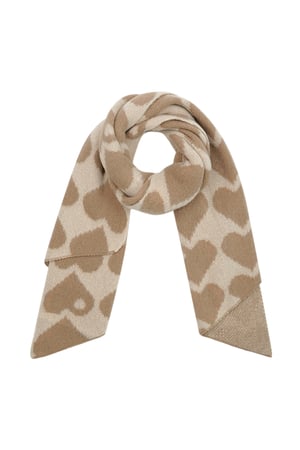Hearts winter scarf h5