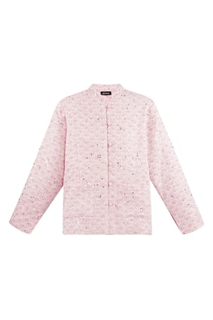 Fabric jacket with glitter h5