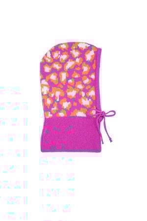 Leopard print balaclava h5 