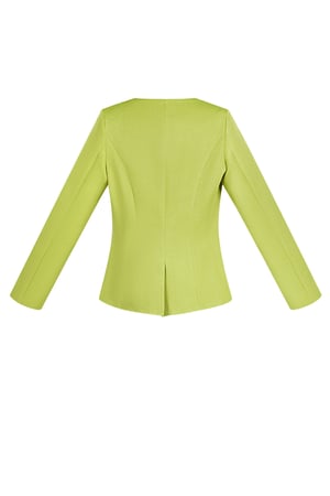 Trendy Blazer Top - limone h5 Bild6