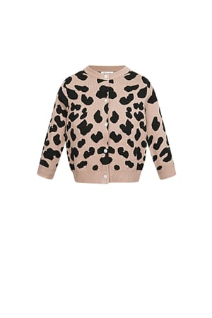 Viscose Knit Cardigan Women's Leopard Print Pattern Stylish h5 