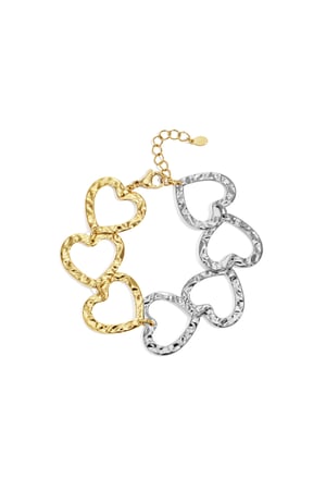 Stainless Steel Chain Bracelets Heart Casual Daily Simple Series Women's jewelry h5