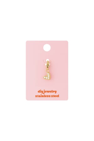 Stainless Steel Jewelry Charms Heart Casual Daily h5 Picture4