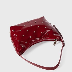 1 Piece Simple Series Casual Solid Color Rivet PU Women's Handbags h5 Picture5
