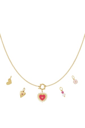 Sun of heart DIY necklace h5