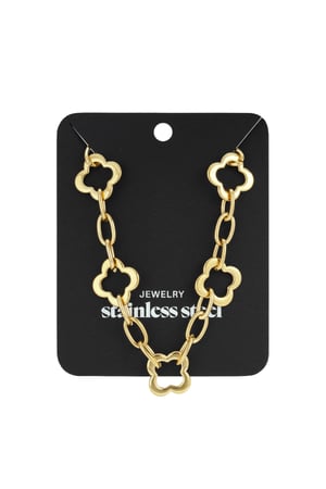 Stainless Steel Chain Necklaces Clover Casual Daily Simple Series Women's jewelry h5 Picture5