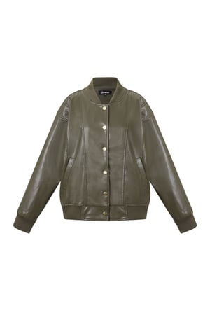 Polyester fiber (polyester) Jackets & Coats Solid color Street Fall/Winter  Clothes h5