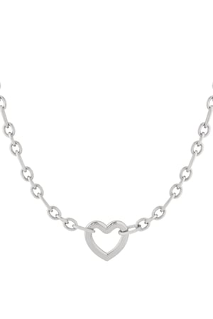 Collar cadena de corazones h5 Imagen3