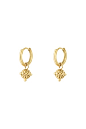 Globe charm earrings h5 