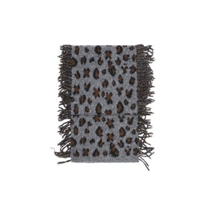 1 Piece Leopard Print Tassels Wool Women's Winter Scarves h5 Picture3